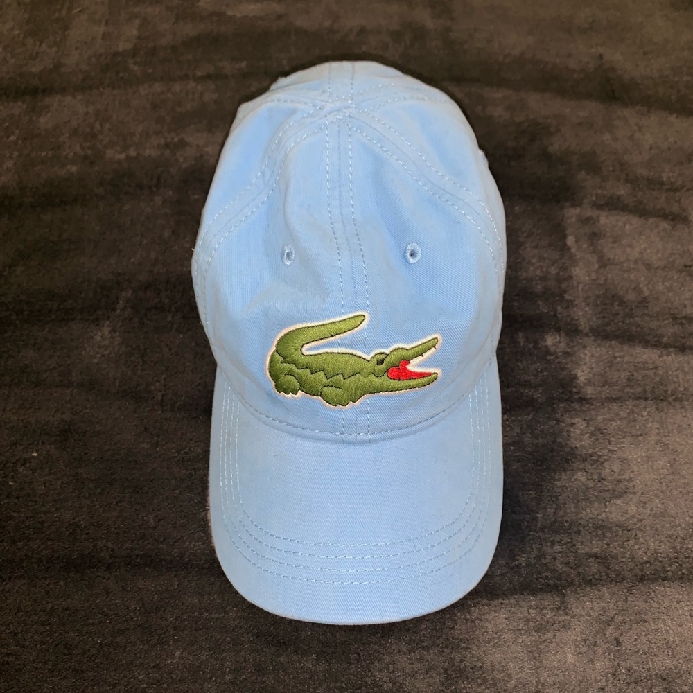 Men and Women Blue Lacoste hat